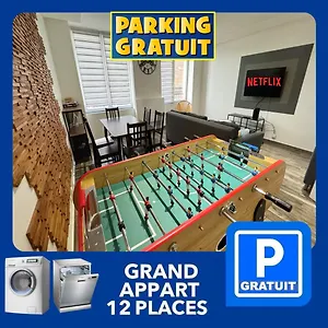  Appartement 22 Chic & Cosy Grand 92m2 Parking Gratuit Hypercentre Netflix France